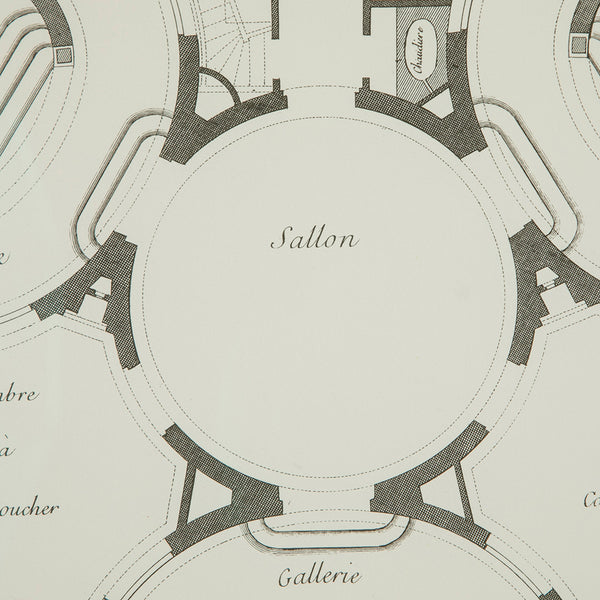 Pair of Framed Chateau Engravings