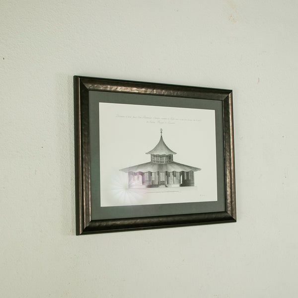 Pair of Framed Chateau Engravings