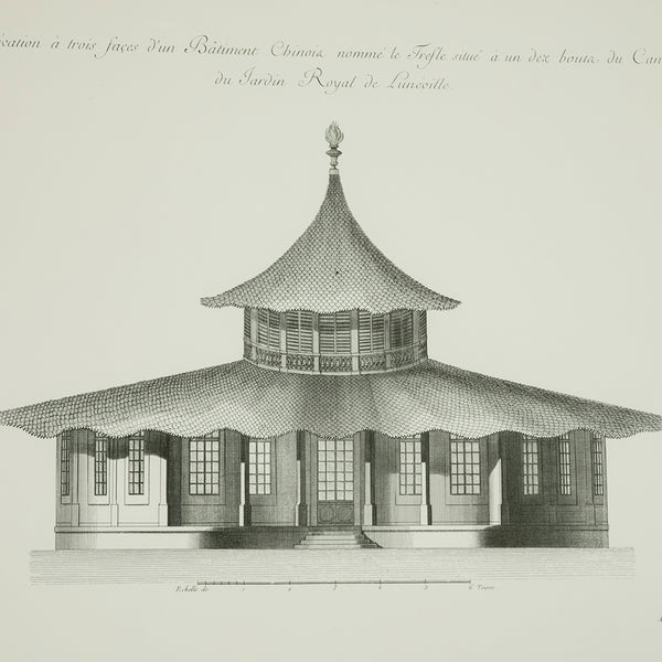 Pair of Framed Chateau Engravings