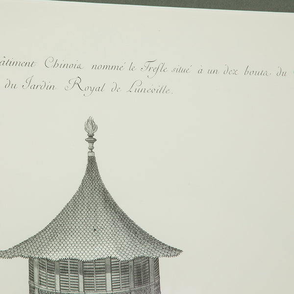 Pair of Framed Chateau Engravings