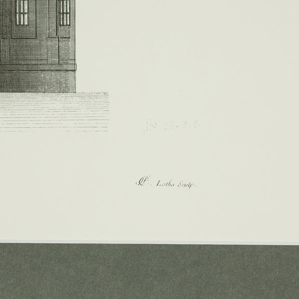 Pair of Framed Chateau Engravings