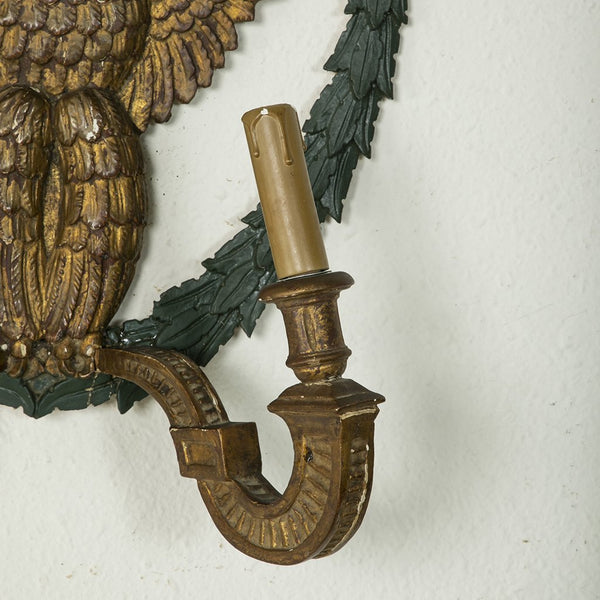 Pair of Gilt Wood Sconces