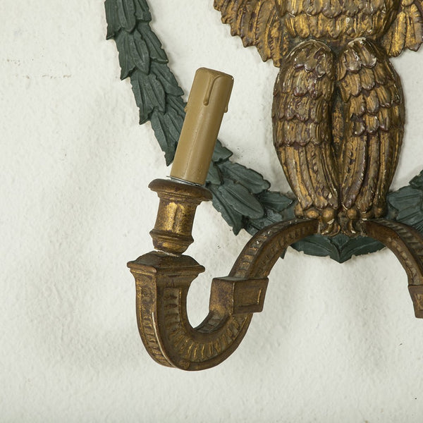 Pair of Gilt Wood Sconces