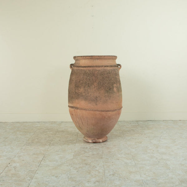 Large Italian Olive Jar