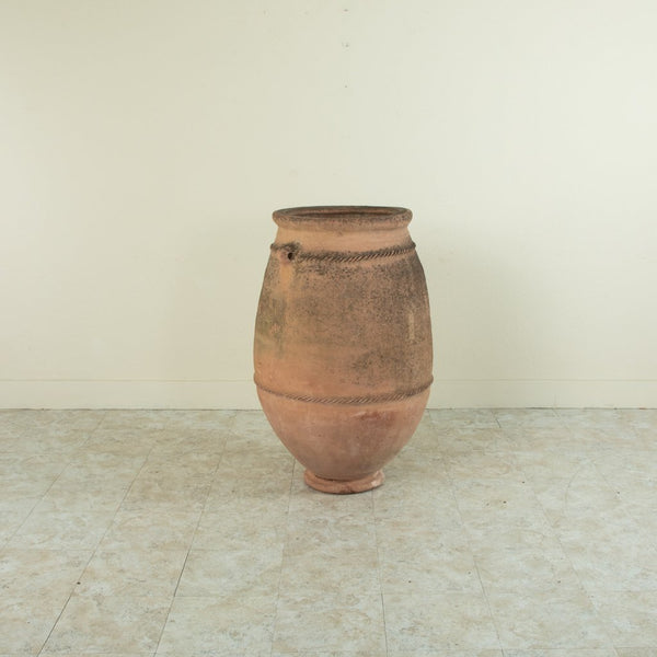 Large Italian Olive Jar