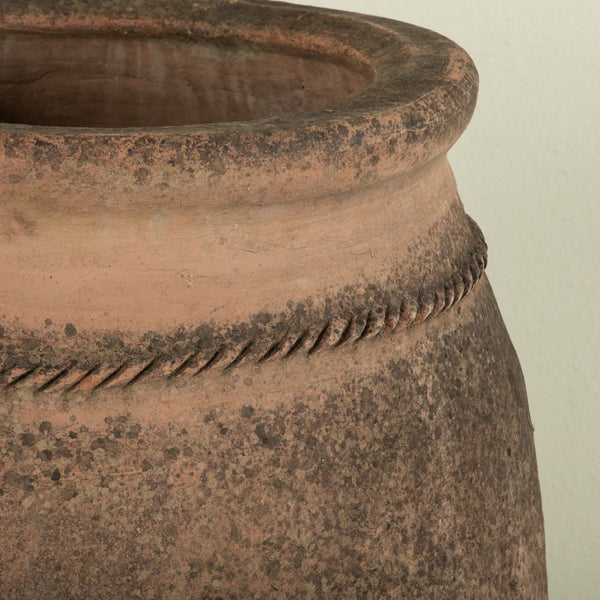 Large Italian Olive Jar