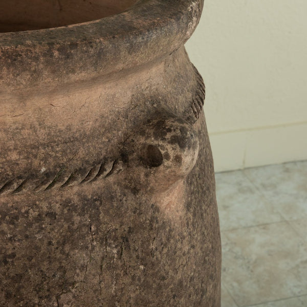 Large Italian Olive Jar