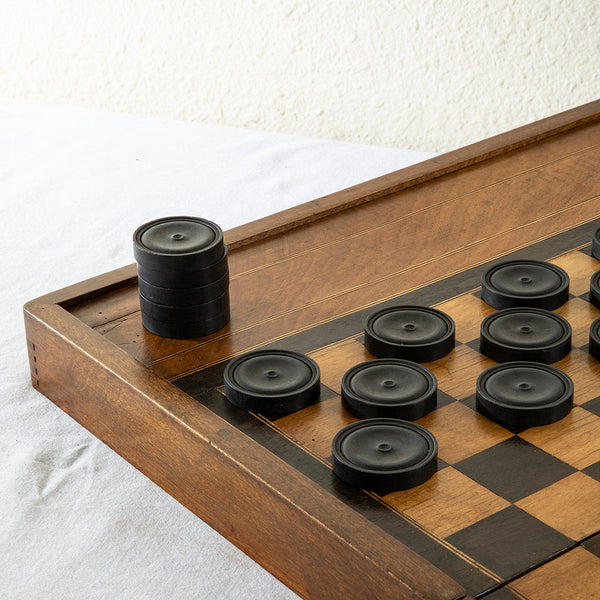 Wooden Chess Pieces - French Metro Antiques