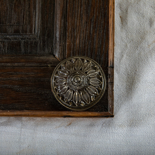 Iron Doorknocker on Oak Backer