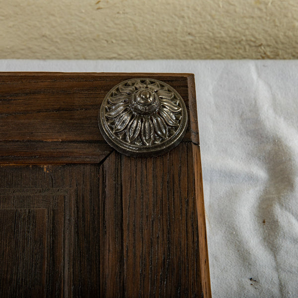 Iron Doorknocker on Oak Backer