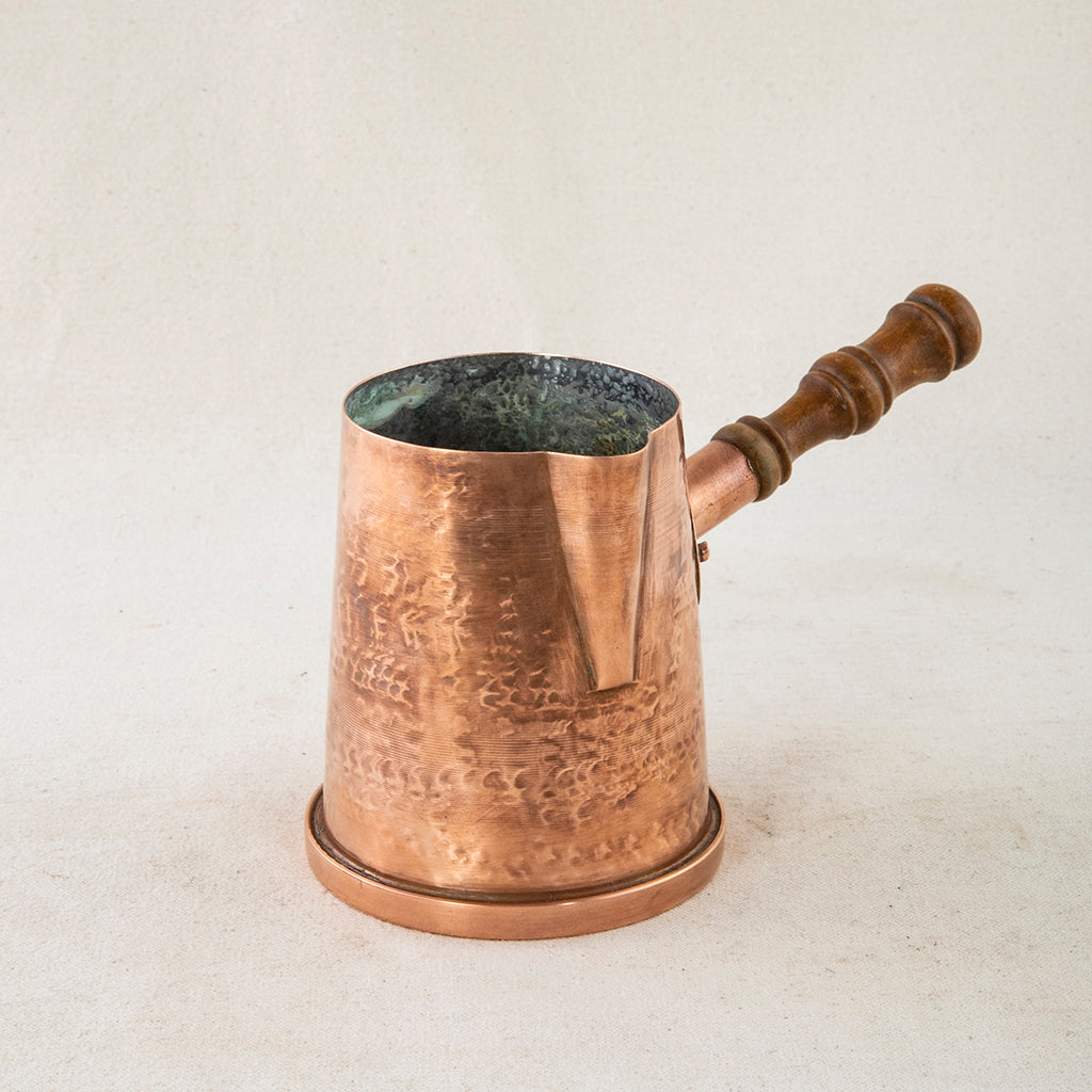 Found & Fable Hammered Copper Metal Pitcher with Gold Handle | at Home