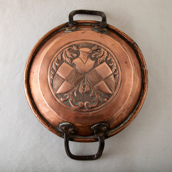 Copper Plate Warmer - French Metro Antiques