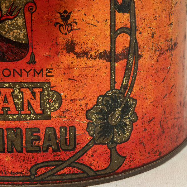 Large Red Coffee Tin