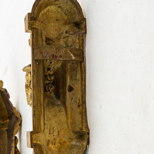 Large Gilt Bronze Hook