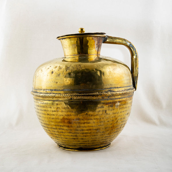 Brass Milk Vessel With Lid