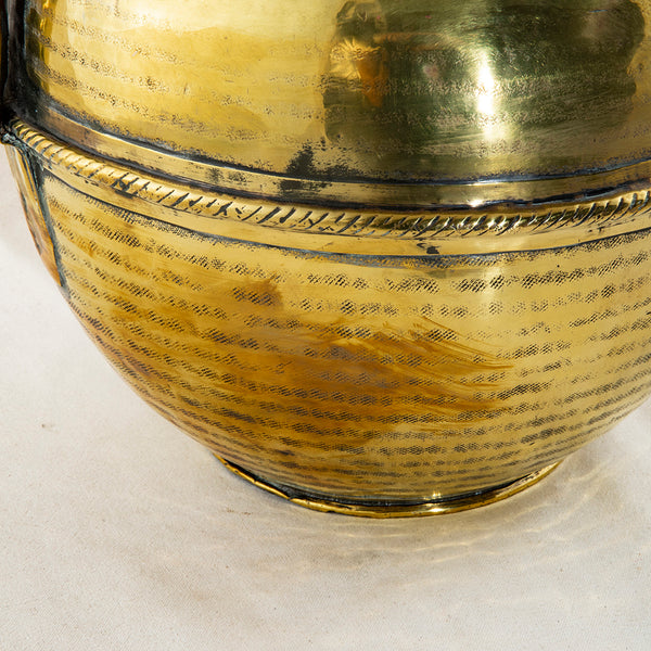 Brass Milk Vessel With Lid