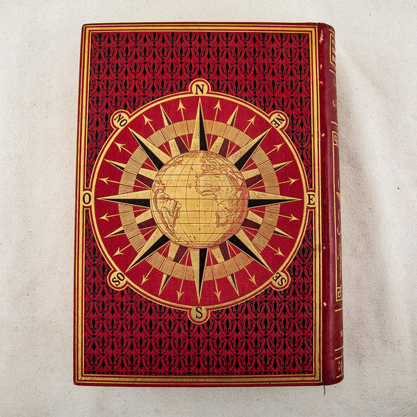 Set of Red and Gold Books