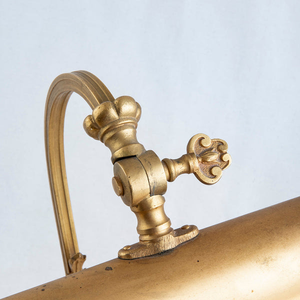 Art Nouveau Brass Lamp