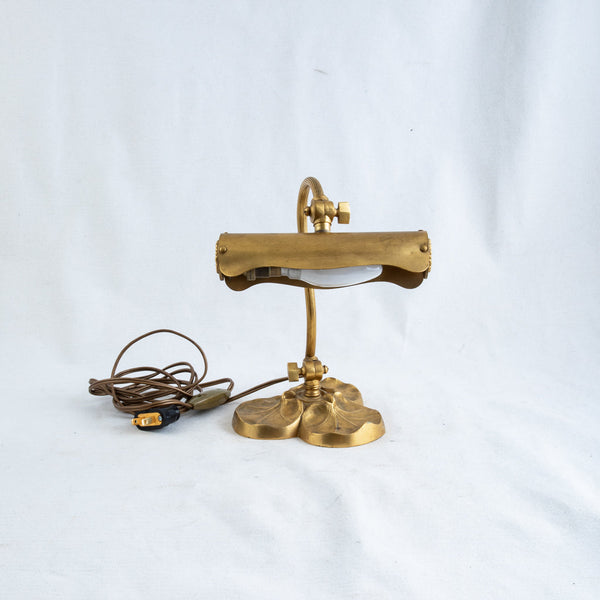 Art Nouveau Brass Lamp