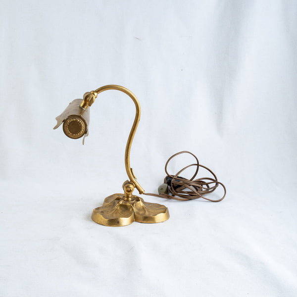 Art Nouveau Brass Lamp