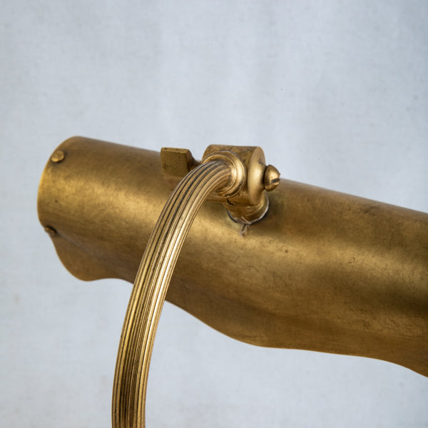 Art Nouveau Brass Lamp