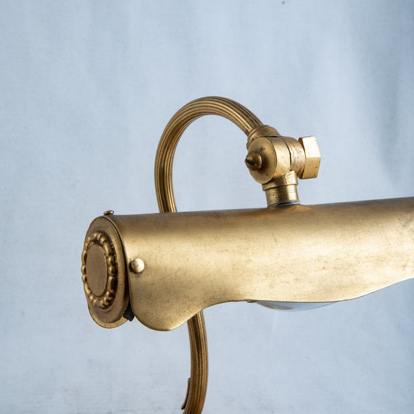 Art Nouveau Brass Lamp