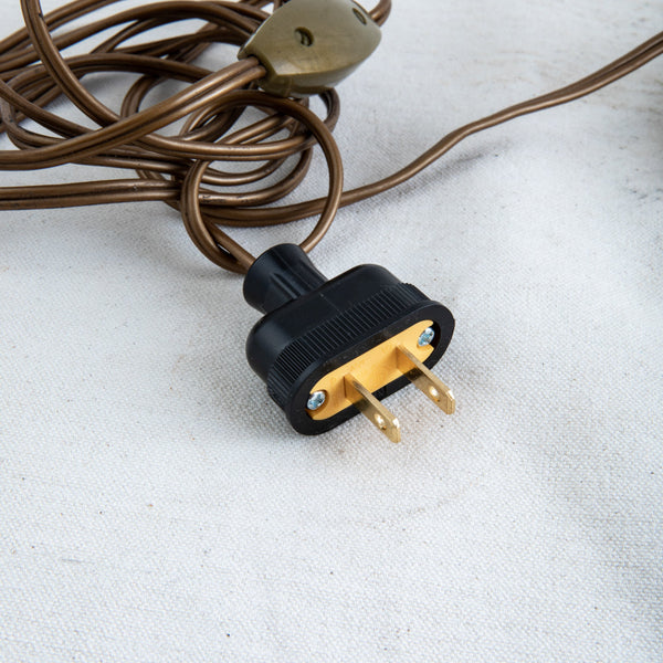 Art Nouveau Brass Lamp