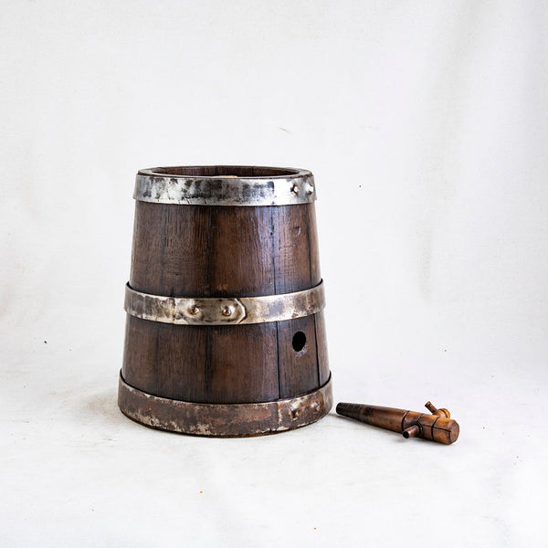 Oak and Iron Barrel