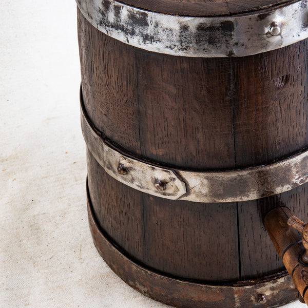 Oak and Iron Barrel