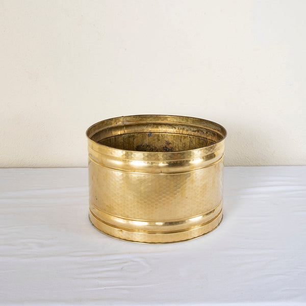 Large Brass Cachepot