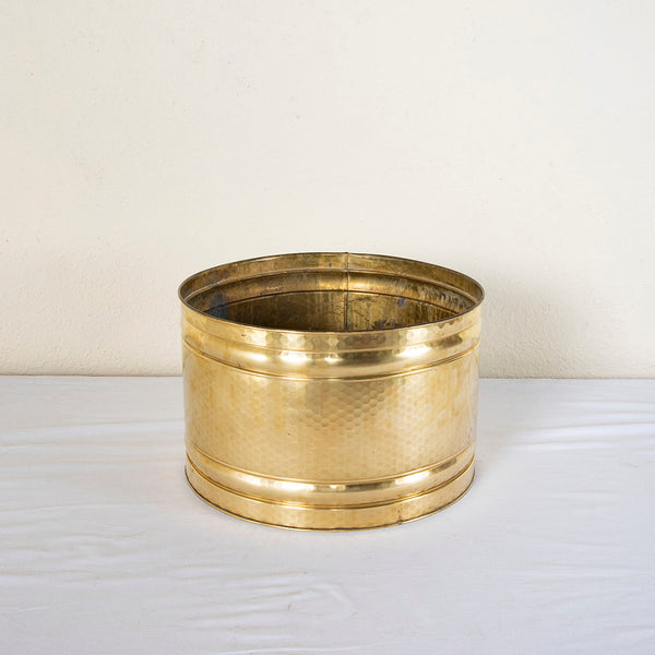 Large Brass Cachepot