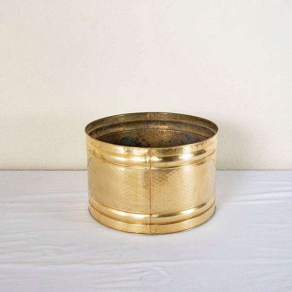 Large Brass Cachepot