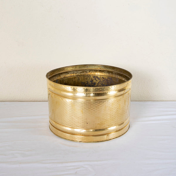 Large Brass Cachepot