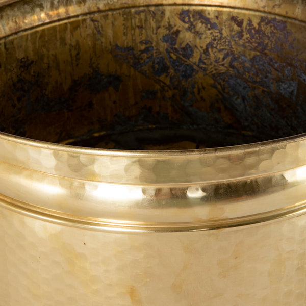 Large Brass Cachepot