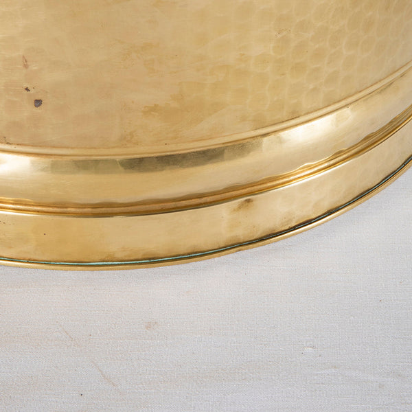 Large Brass Cachepot