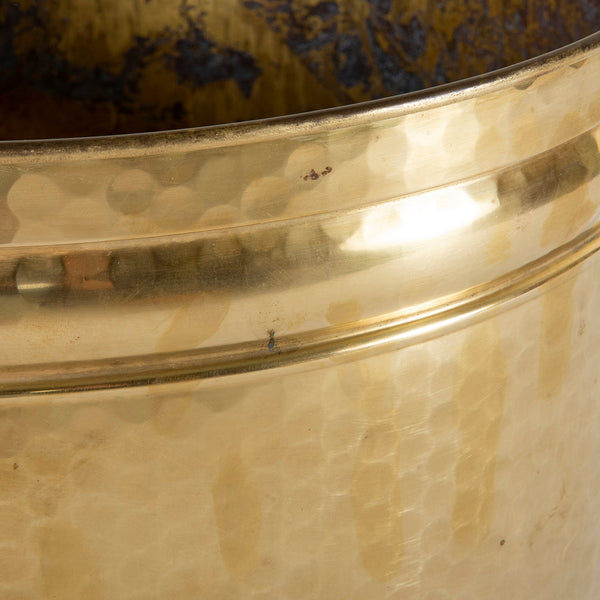 Large Brass Cachepot