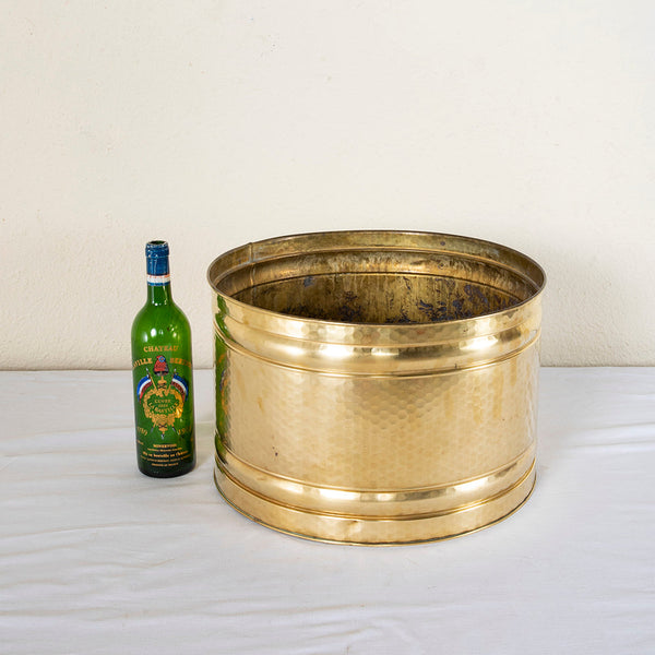 Large Brass Cachepot