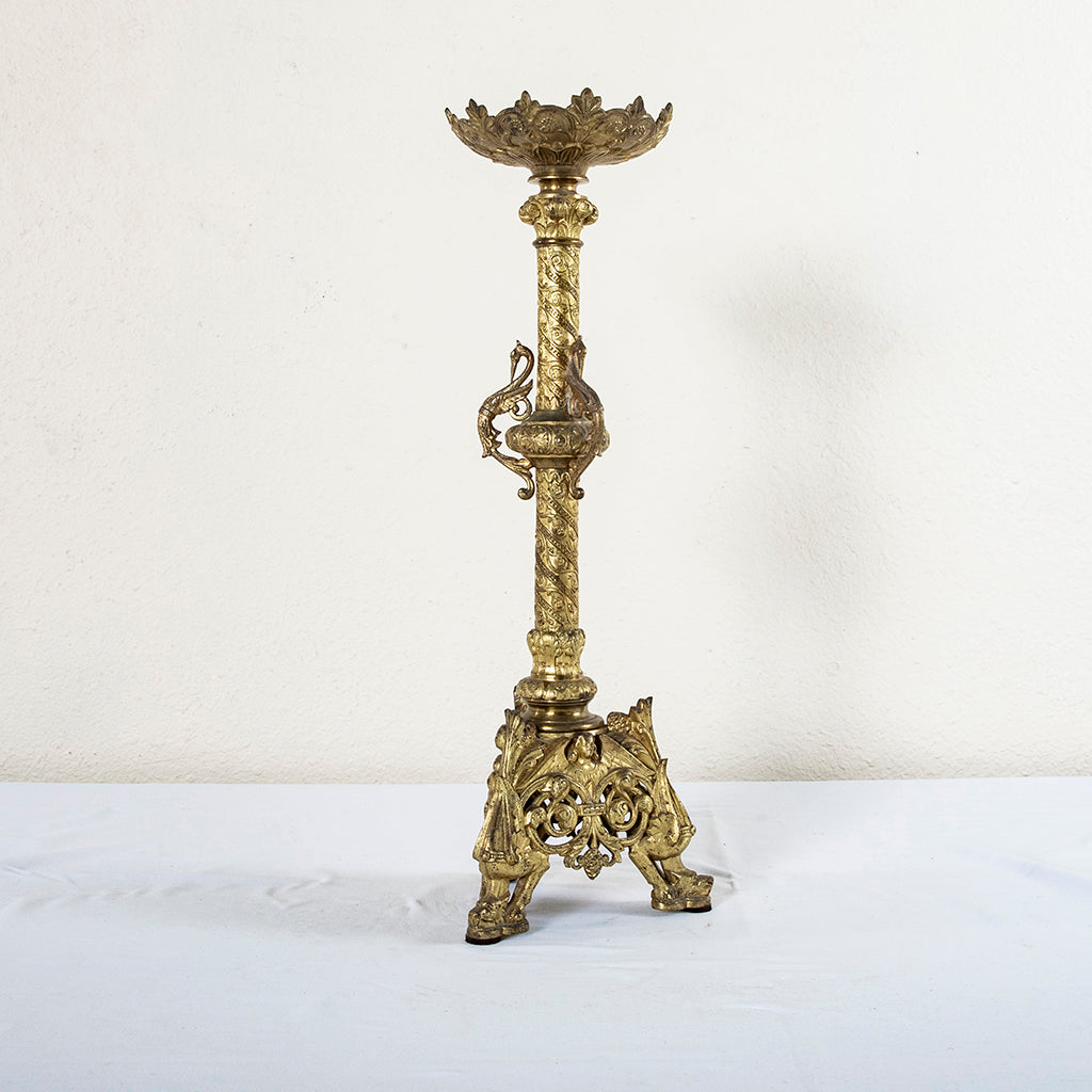 Bronze Altar Pricket - French Metro Antiques