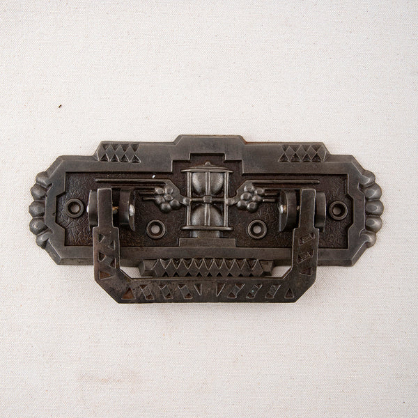 Bronze Art Deco Drawer Pull