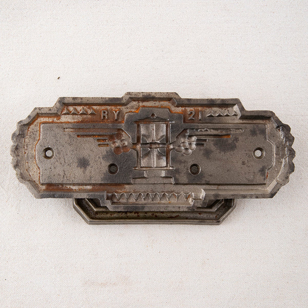 Bronze Art Deco Drawer Pull