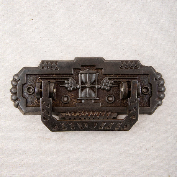 Bronze Art Deco Drawer Pull