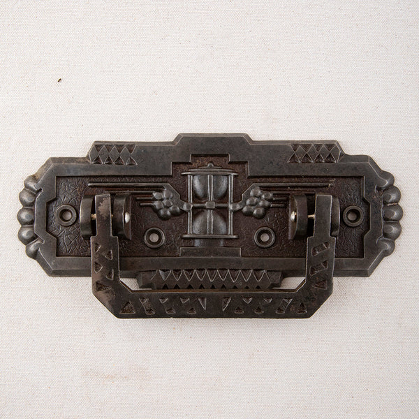 Bronze Art Deco Drawer Pull
