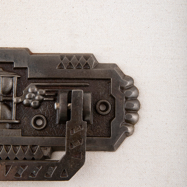 Bronze Art Deco Drawer Pull