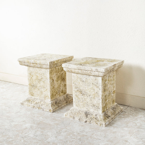 Pair of Stone Plinths
