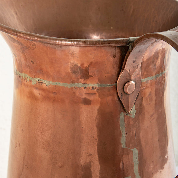 Large Copper Pitcher