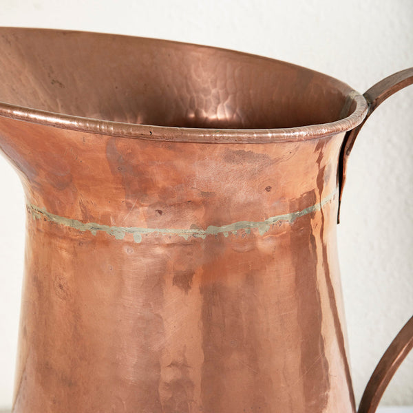 Large Copper Pitcher