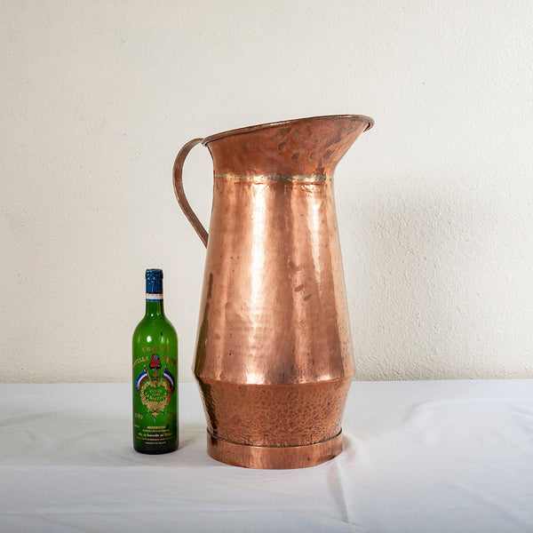 Large Copper Pitcher