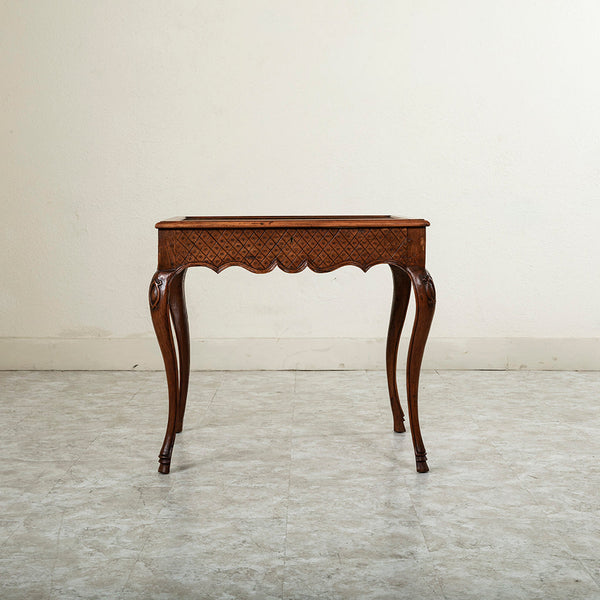 Hand Carved Display Table