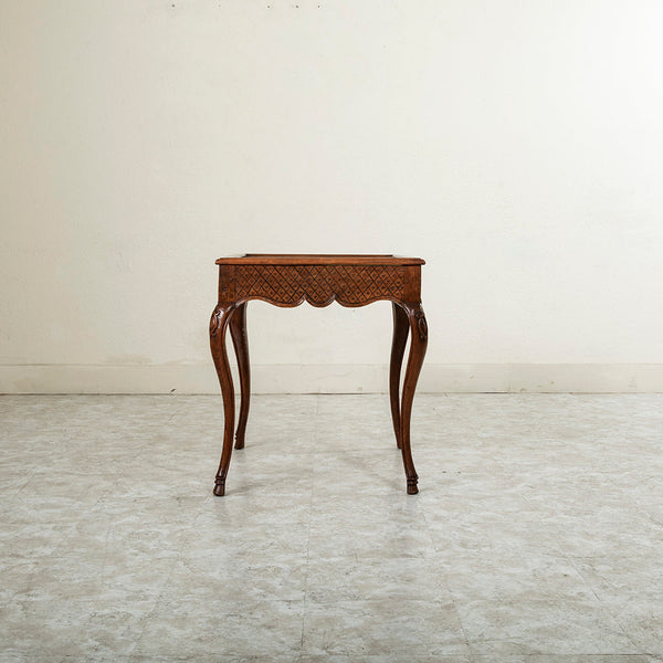 Hand Carved Display Table