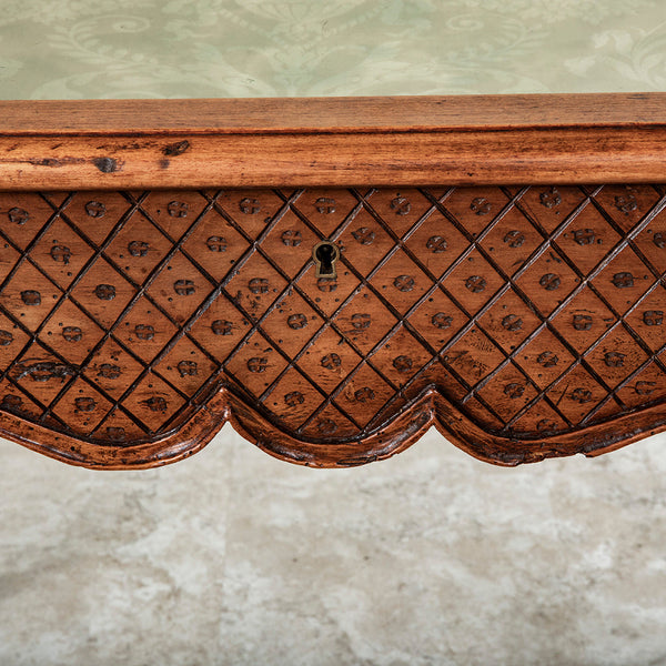 Hand Carved Display Table